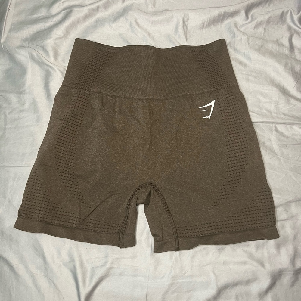 Gym shark vital seamless 2.0 shorts -brown marl